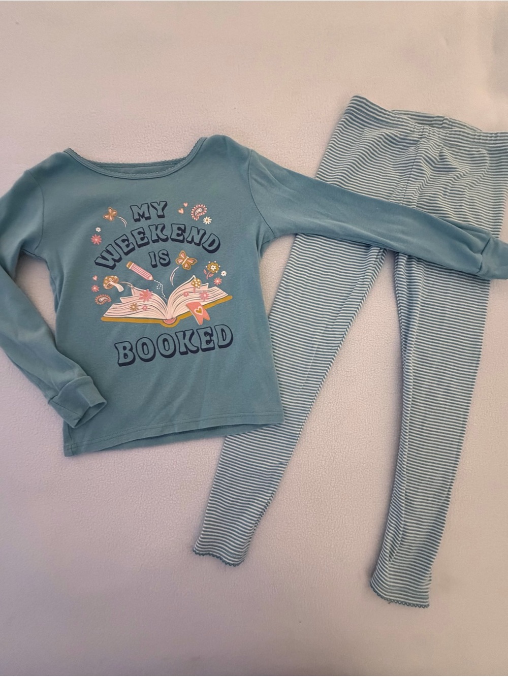 My Weekend in Booked Carters Pajama Set